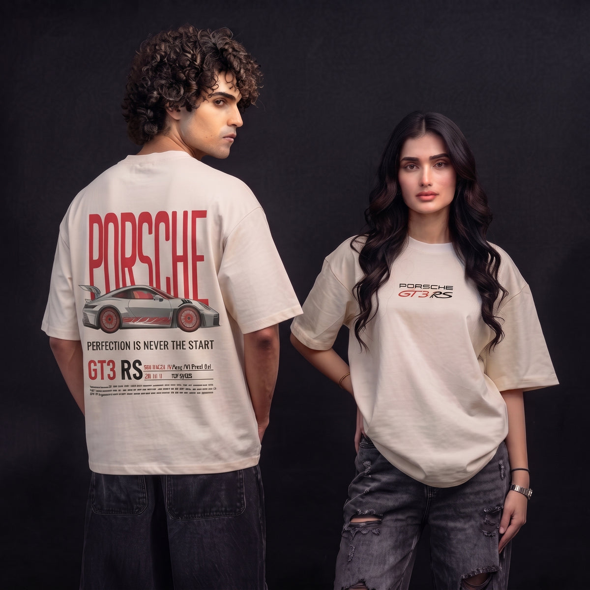 Porsche GT3 RS Graphic Oversized T-Shirt